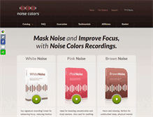 Tablet Screenshot of noisecolors.com
